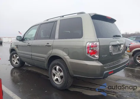 2007 Honda Pilot Ex-L из США, поврежденный, VIN 5FNYF28737B007678